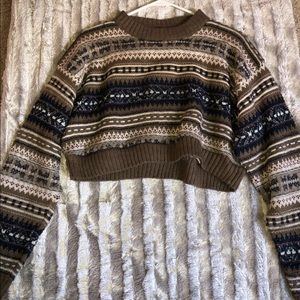 cropped sweater